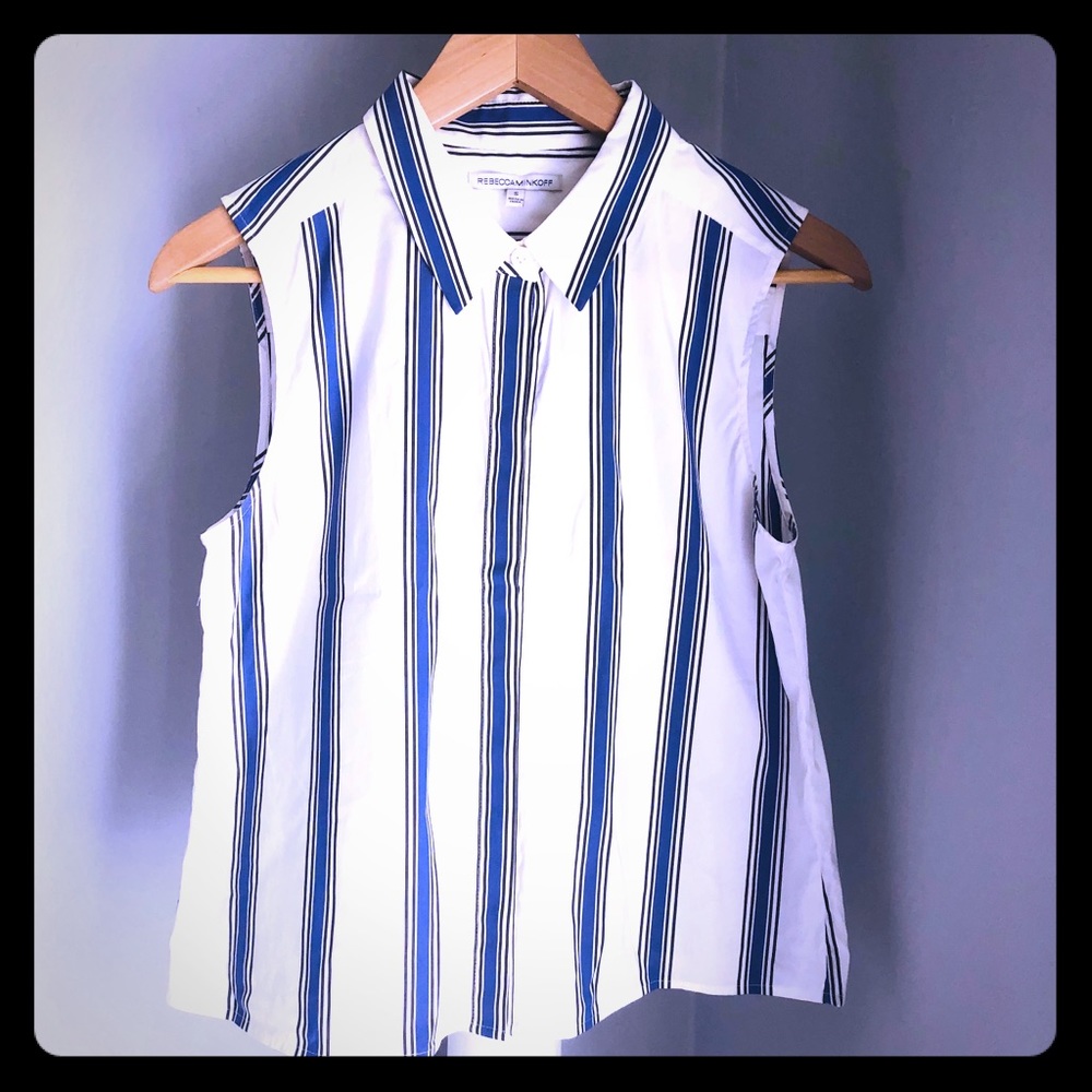 NWOT Rebecca Minkoff Stretch Cotton Top